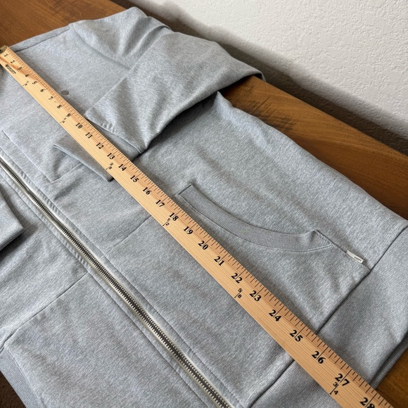 New Vuori Men’s Apparel Coronado Hoodie Light Heather Grey Size Large V243 #Gym - Picture 4 of 8